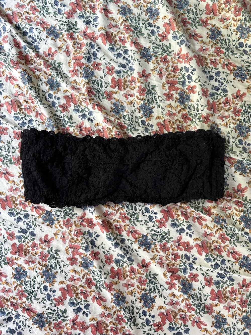 aerie Black Lace Bandeau